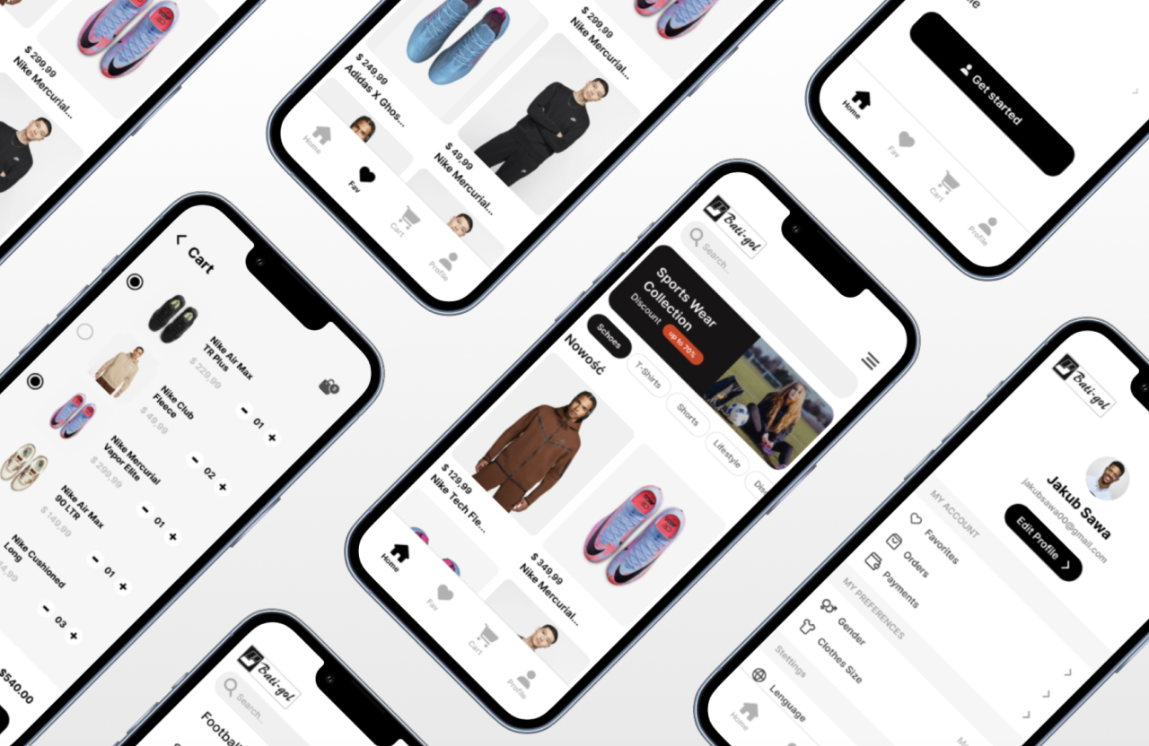 Bati-gol - Sports Store App